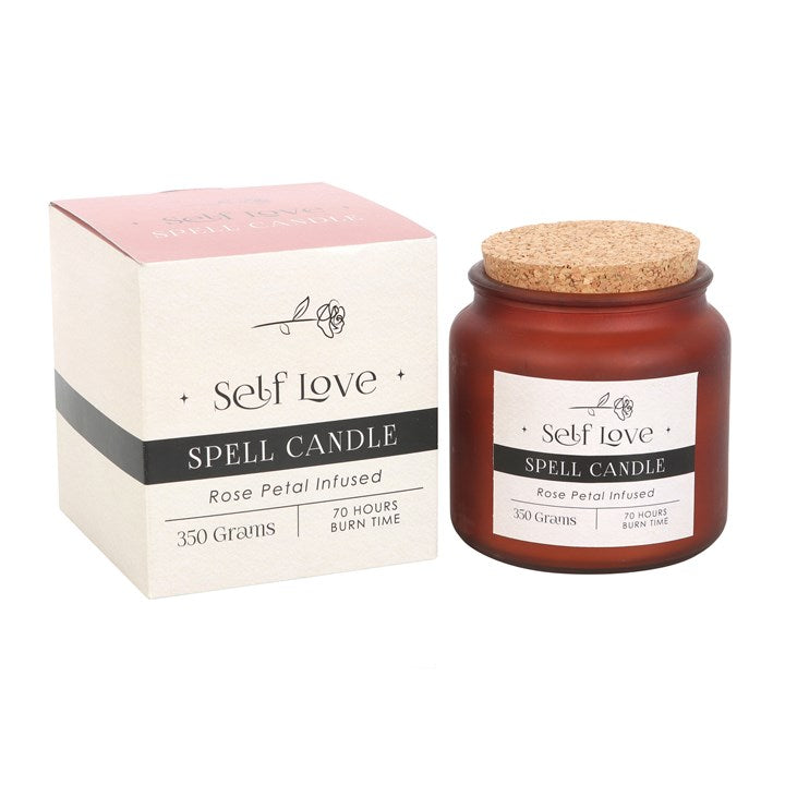 Self Love Spell Candle - Rose Petal Infused