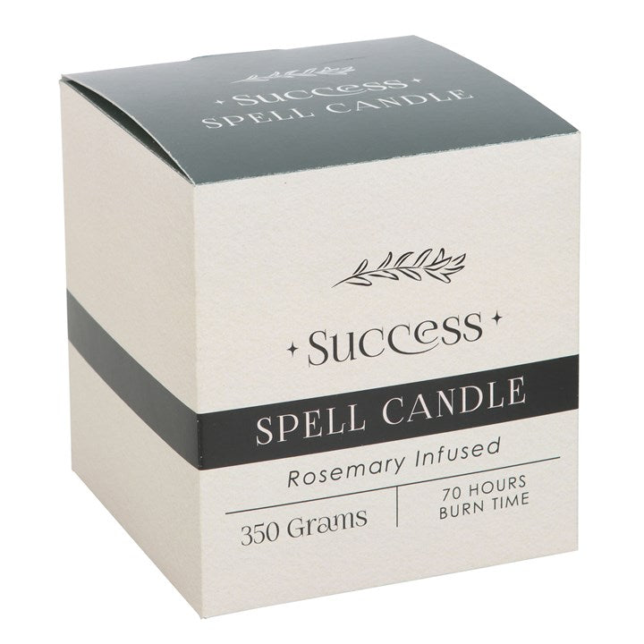 Success Spell Candle - Rosemary Infused