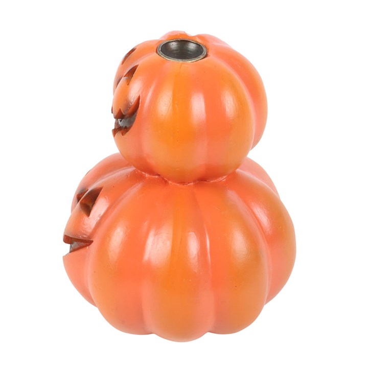 Stacked Pumpkins Backflow Cone Incense Burner