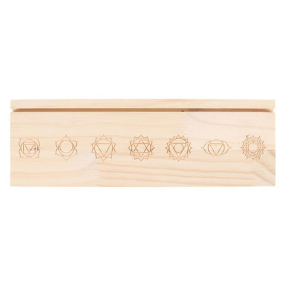 Chakras Natural Tarot Stand