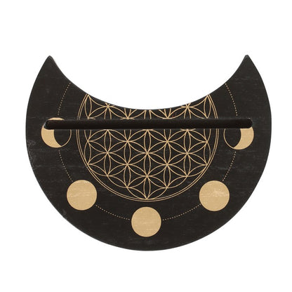 Flower of Life Black Tarot Card Stand