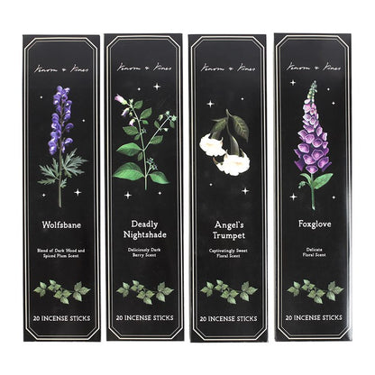 Poisonous Plants Incense Sticks (Set of 4)