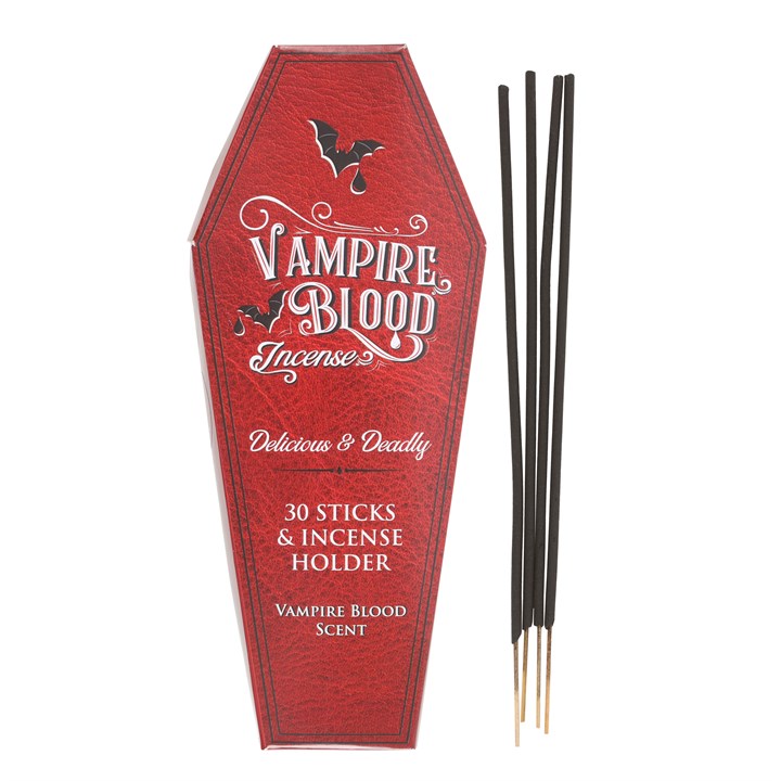Vampire Blood Incense Sticks & Coffin Holder
