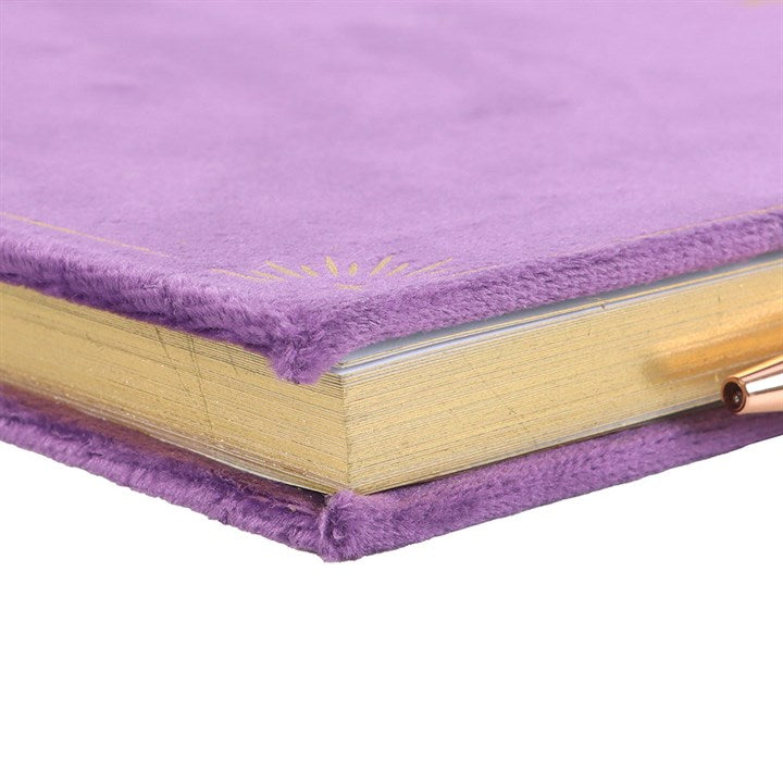 Book of Spells Journal With Amethyst Pen