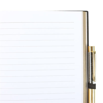 Yin Yang Notebook With Black Obsidian Pen