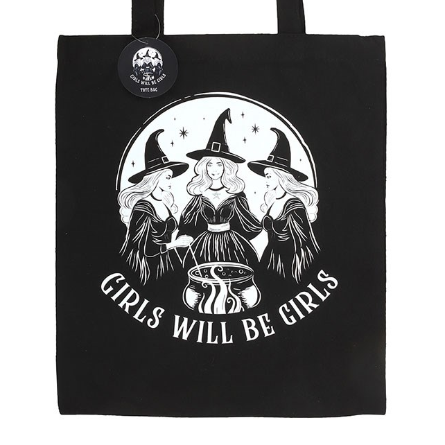Girls Will Be Girls Witchy Tote Bag