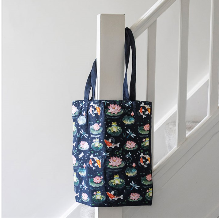 Pond Print Tote Bag