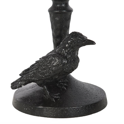Mystic Raven Pillar Candle Holder