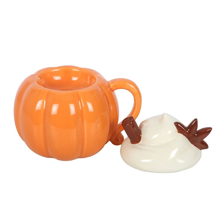 Pumpkin Cream Lidded Oil Burnerr