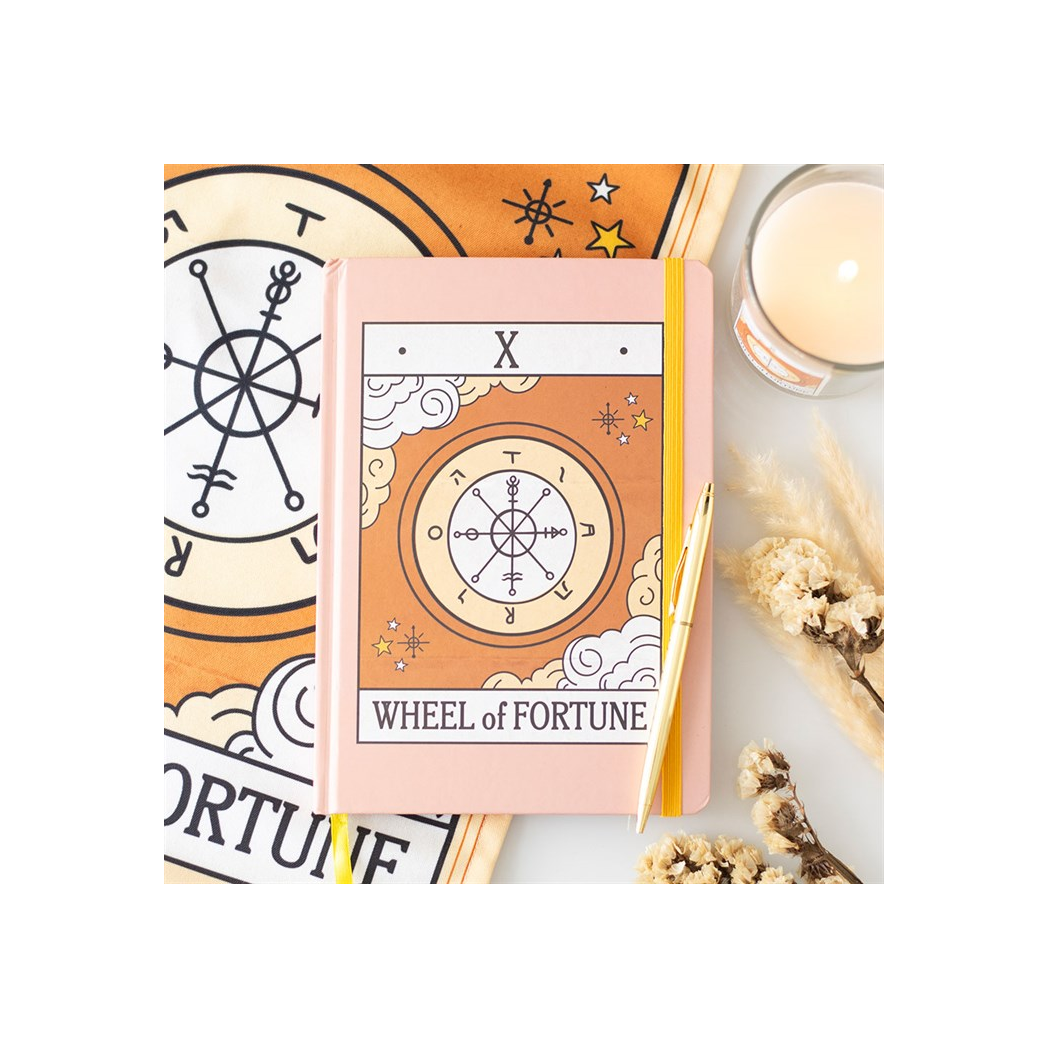 The Wheel of Fortune Vintage Tarot Notebook (A5)