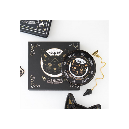 Black Cat Magick Pendulum Kit