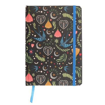 Midnight Bloom Notebook (A5)