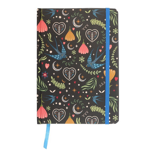 Midnight Bloom Notebook (A5)