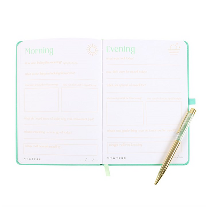 Wellness Journal with Aventurine Pen (A5)