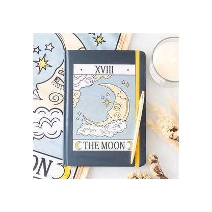 The Moon Vintage Tarot Notebook (A5)