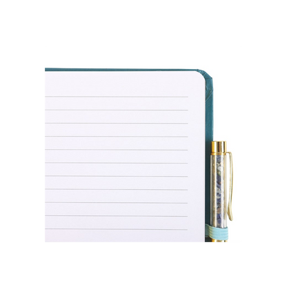 Hand of Hamsa Notebook with Crystal Chip Pen (A5)