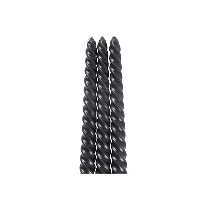 Dark Romance Twisted Taper Candles (Set of 3)