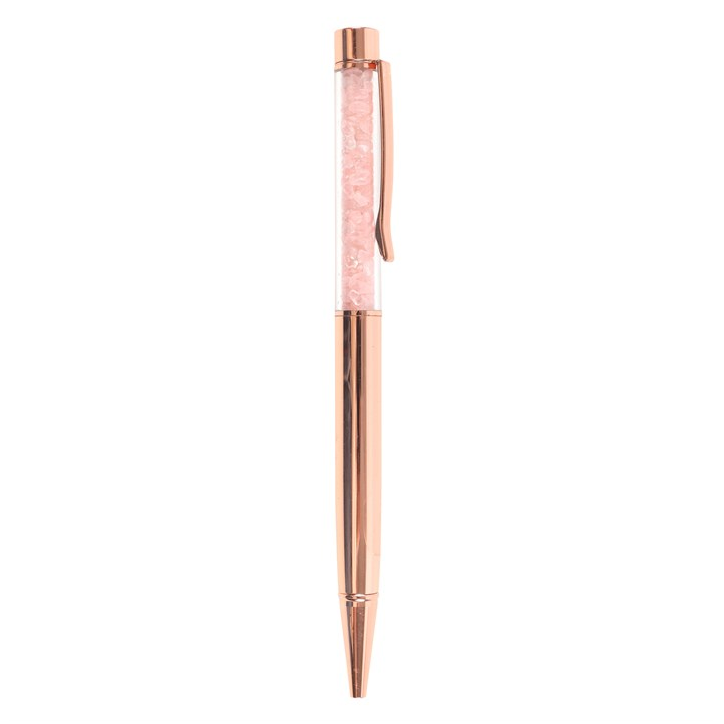 The Sun Gratitude Journal with Rose Quartz Pen (A5)
