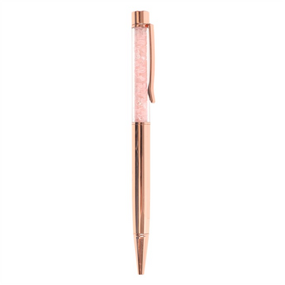 The Sun Gratitude Journal with Rose Quartz Pen (A5)