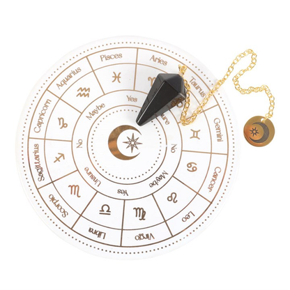 Astrology Wheel Pendulum Kit
