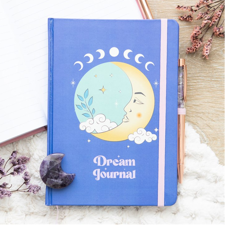 The Moon Dream Journal with Amethyst Pen (A5)