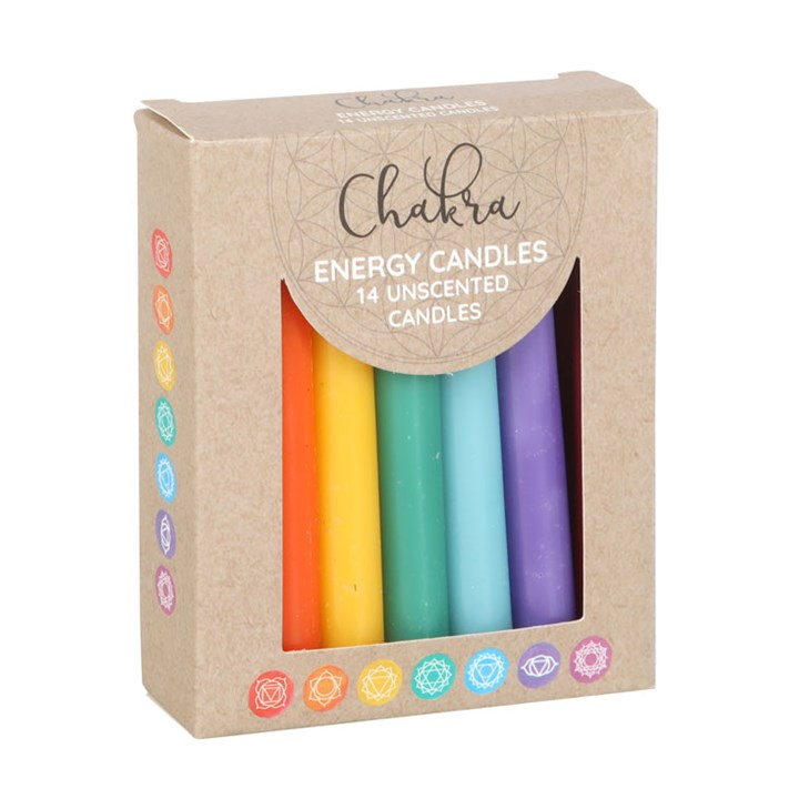Chakra Energy Candles (Pack of 14)