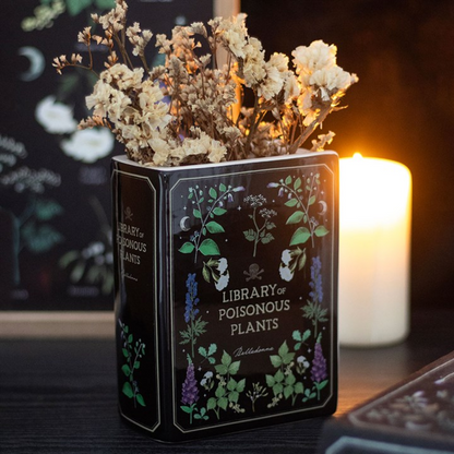 Poisonous Plants Book Flower Vase