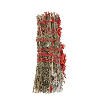 6in Ritual Wand - Rosemary, Sage & Red Jasper