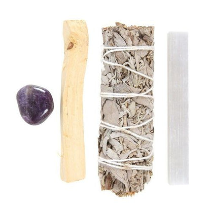Smudge Kit With Amethyst