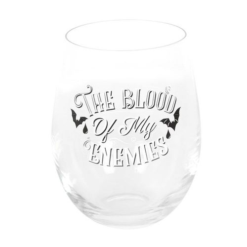 The Blood Of My Enemies Stemless Glass