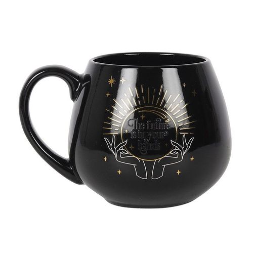 Colour Changing Fortune Teller Mug - Black
