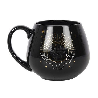 Colour Changing Fortune Teller Mug - Black