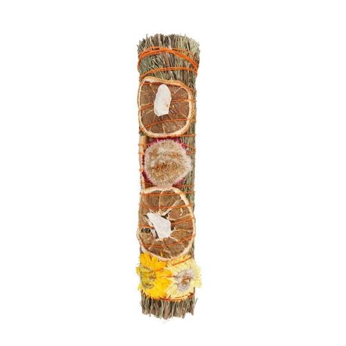 9in Ritual Wand - Rosemary, Palo Santo & Quartz
