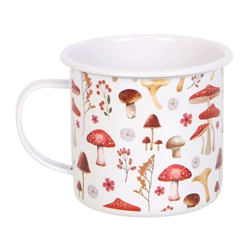 Mugwort Mushroom Enamel Mug