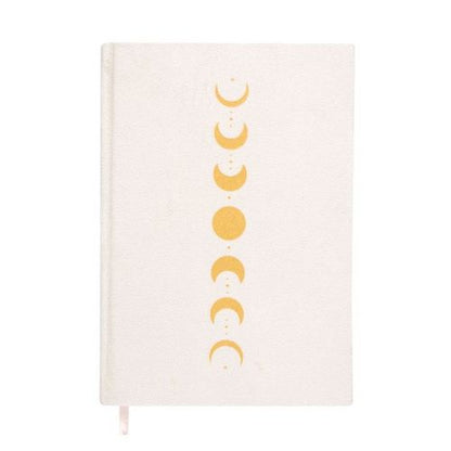 Moon Phase Velvet Notebook