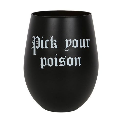 Pick Your Poison Stemless Glass