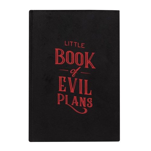 Book Of Evil Plans Velvet Notebook