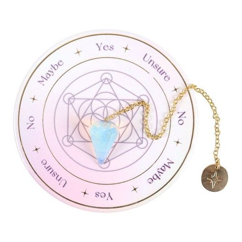 Opalite Pendulum Set