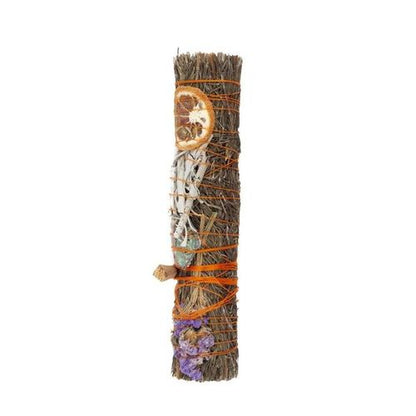 9in Ritual Wand Smudge - Rosemary, Palo Santo & Aventurine