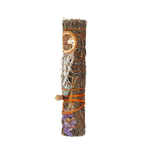 9in Ritual Wand Smudge - Rosemary, Palo Santo & Aventurine