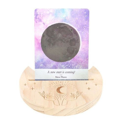 Mystical Hands Natural Moon Tarot Stand